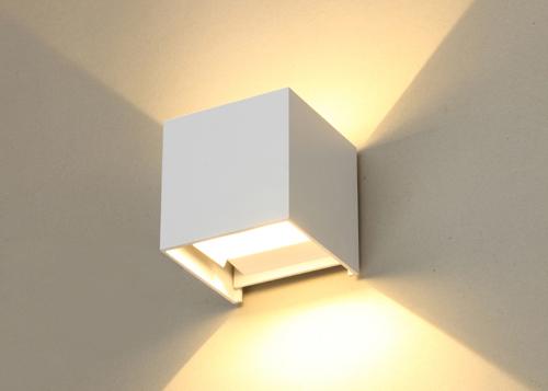 лампа 2*3В черная/белая СИД стены для дома и гостиницы коридора куба